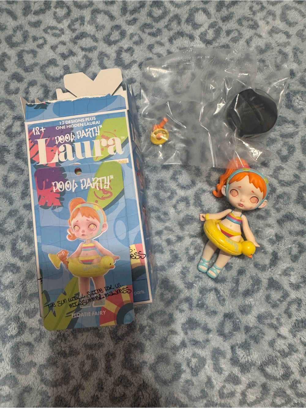 Pool Party Floating Fairy Figure - Orange/Yellow